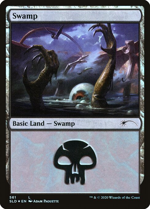 【Foil】【EN】沼/Swamp [SLD] 無C No.561