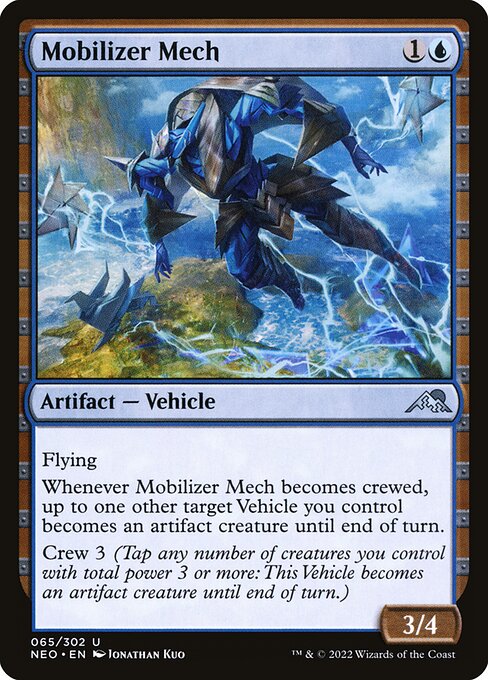 【Foil】【EN】駆動メカ/Mobilizer Mech [NEO] 茶U No.65