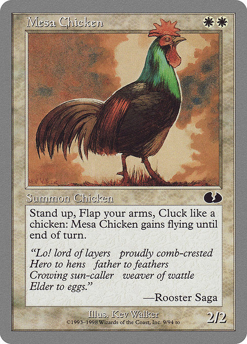 【EN】Mesa Chicken [UGL] 白C No.9