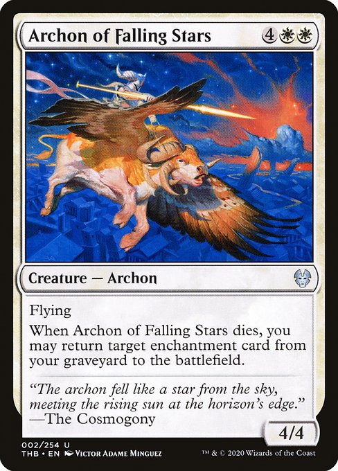 【Foil】【EN】流星の執政官/Archon of Falling Stars [THB] 白U No.2