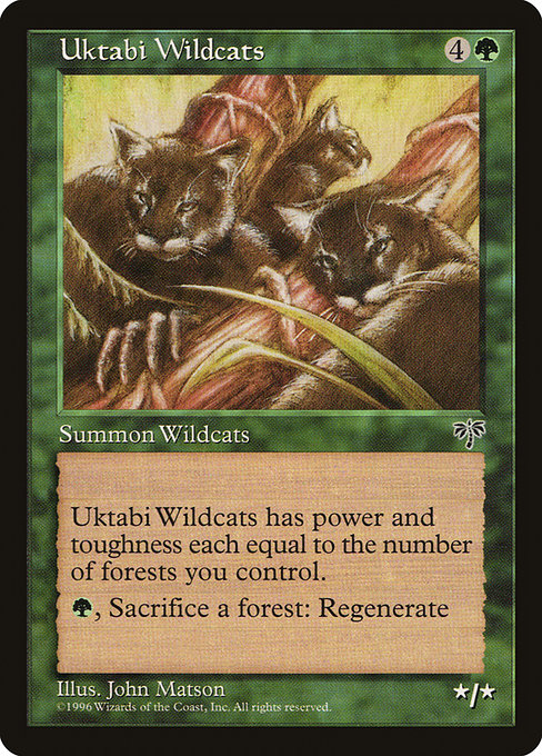 【EN】ウークタビー・ワイルドキャット/Uktabi Wildcats [MIR] 緑R No.248