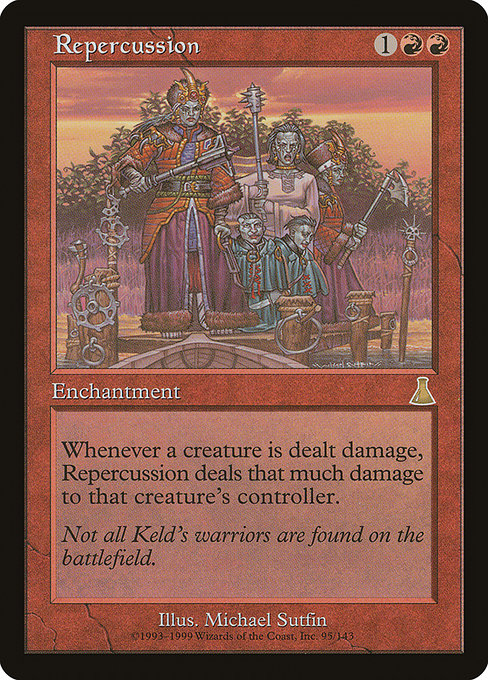 【Foil】【EN】反動/Repercussion [UDS] 赤R No.95