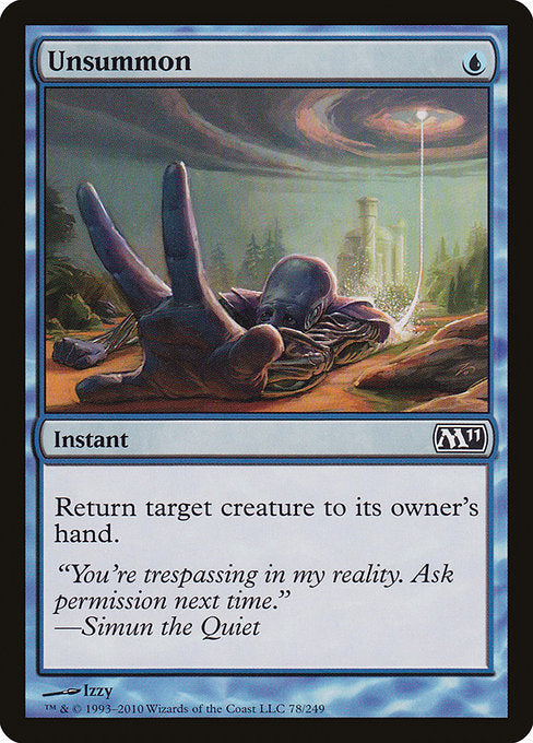 【Foil】【EN】送還/Unsummon [M11] 青C No.78