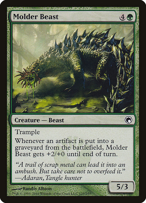 【Foil】【EN】腐食獣/Molder Beast [SOM] 緑C No.125