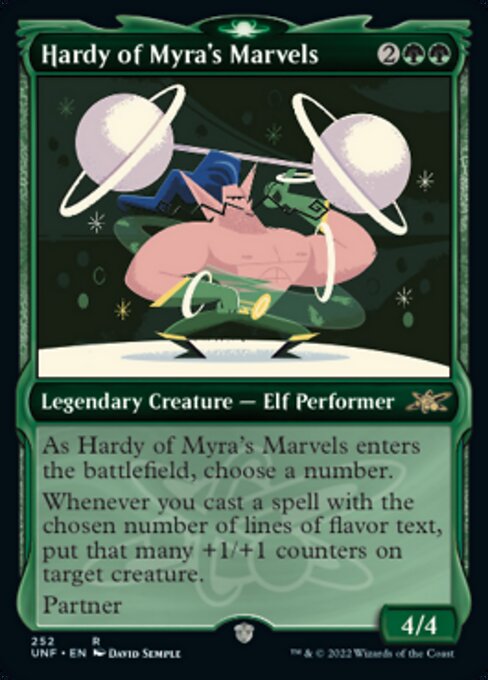 【Foil】【EN】Hardy of Myra's Marvels [UNF] 緑R No.252