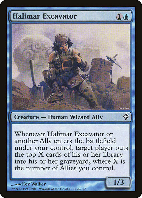 【EN】ハリマーの採掘者/Halimar Excavator [WWK] 青C No.29