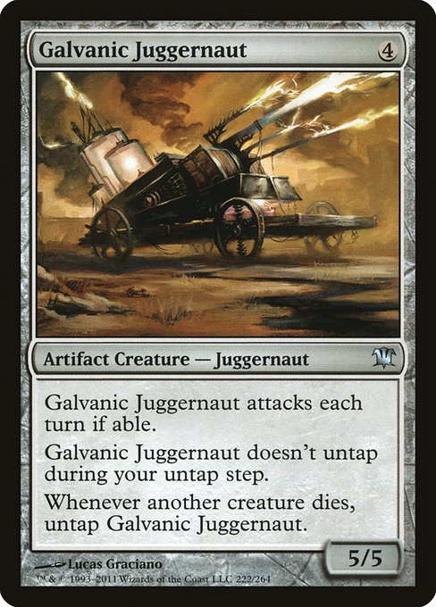 【EN】電位式巨大戦車/Galvanic Juggernaut [ISD] 茶U No.222