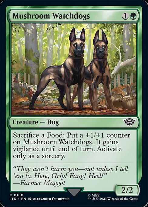 【EN】茸の番犬/Mushroom Watchdogs [LTR] 緑C No.180