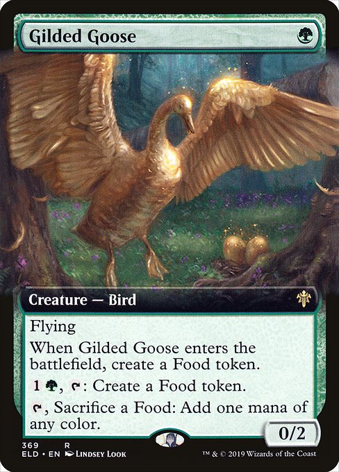 【EN】金のガチョウ/Gilded Goose [ELD] 緑R No.369
