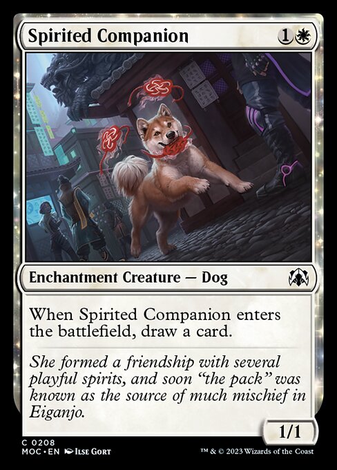 【EN】神憑く相棒/Spirited Companion [MOC] 白C No.208