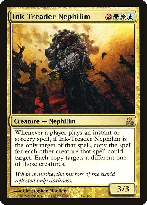 【Foil】【EN】墨流しのネフィリム/Ink-Treader Nephilim [GPT] 金R No.117