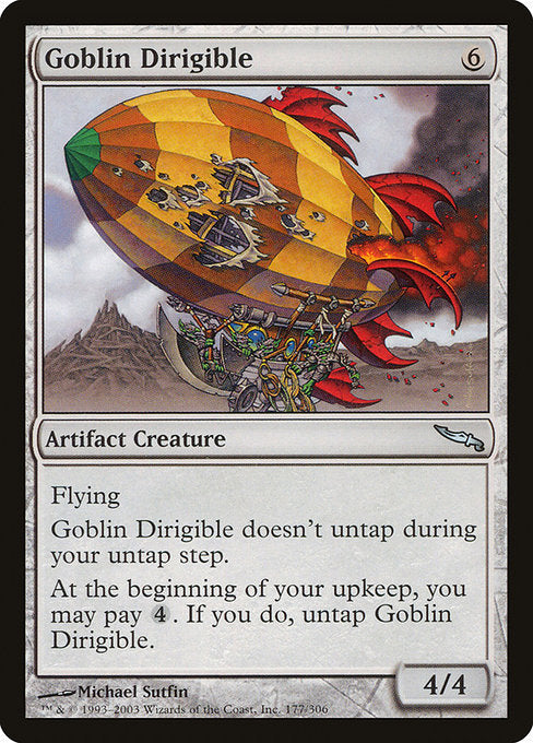 【Foil】【EN】ゴブリンの飛行艇/Goblin Dirigible [MRD] 茶U No.177