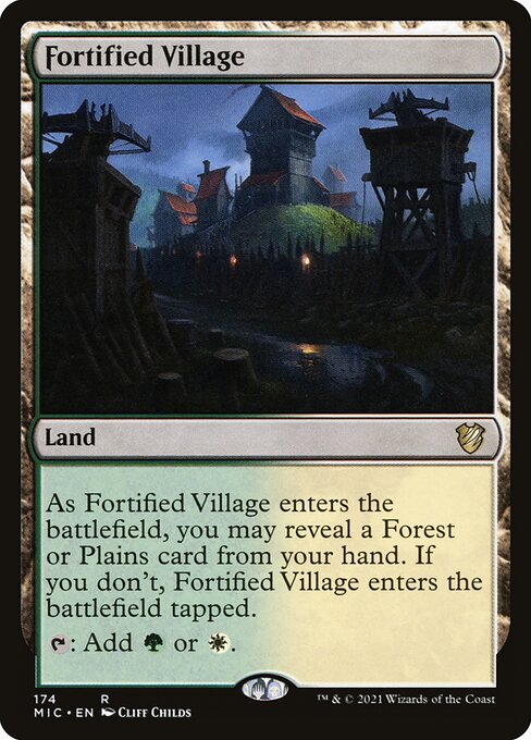 【EN】要塞化した村/Fortified Village [MIC] 無R No.174