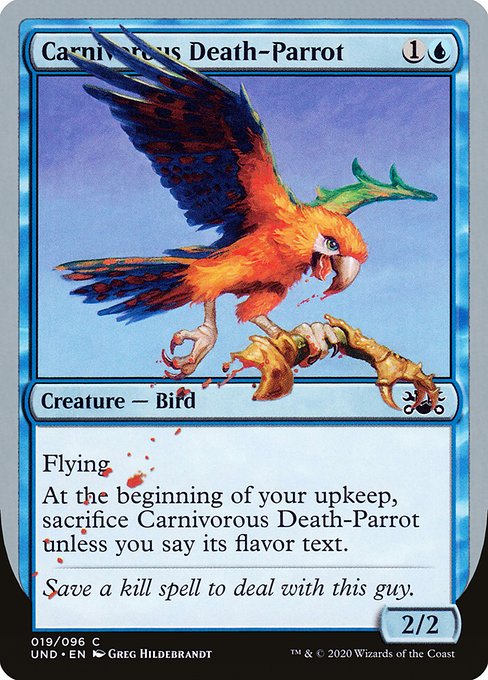【EN】Carnivorous Death-Parrot [UND] 青C No.19