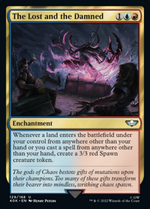 【Foil】【EN】The Lost and the Damned [40K] 金U No.129★