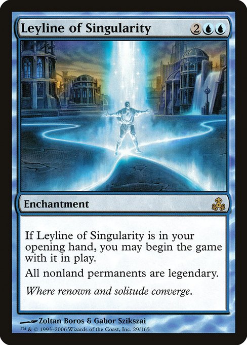 【Foil】【EN】不同の力線/Leyline of Singularity [GPT] 青R No.29