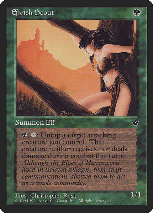 【EN】Elvish Scout [FEM] 緑C No.68c