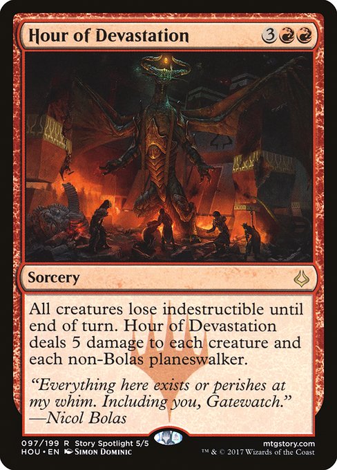 【Foil】【EN】破滅の刻/Hour of Devastation [HOU] 赤R No.97