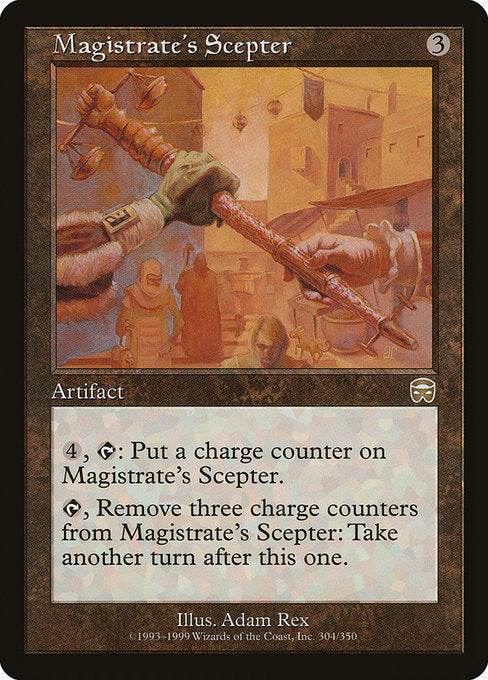 【Foil】【EN】市長の笏/Magistrate's Scepter [MMQ] 茶R No.304