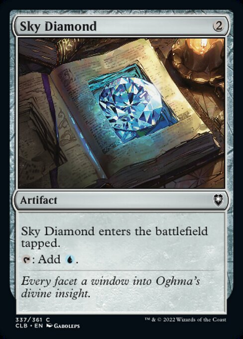 【Foil】【EN】空色のダイアモンド/Sky Diamond [CLB] 茶C No.337