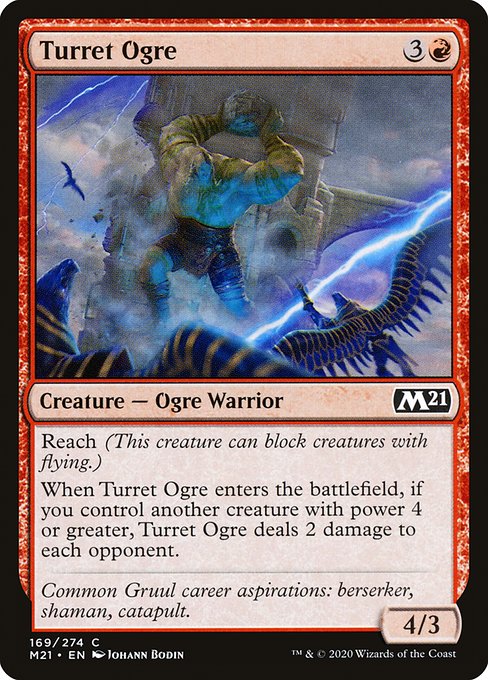 【Foil】【EN】砲塔のオーガ/Turret Ogre [M21] 赤C No.169