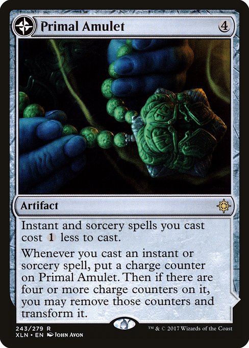 【Foil】【EN】Primal Amulet // Primal Wellspring [XLN] 混R No.243