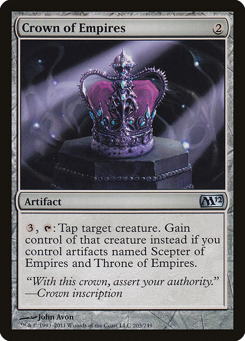 【Foil】【EN】帝国の王冠/Crown of Empires [M12] 茶U No.203