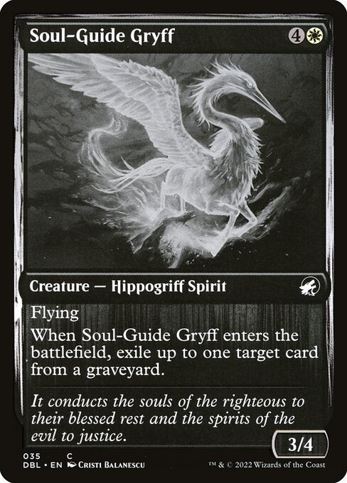 【Foil】【EN】魂標グリフ/Soul-Guide Gryff [DBL] 白C No.35