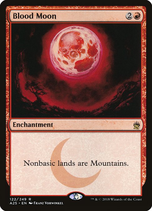 【Foil】【EN】血染めの月/Blood Moon [A25] 赤R No.122