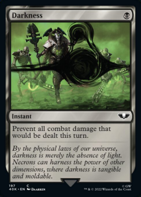 【Foil】【EN】暗黒/Darkness [40K] 黒C No.197★