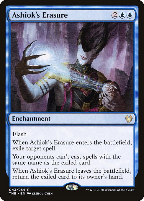 【Foil】【EN】アショクの消去/Ashiok's Erasure [THB] 青R No.43