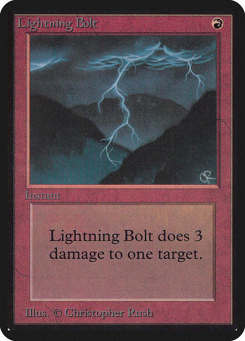 【EN】稲妻/Lightning Bolt [LEA] 赤C No.161