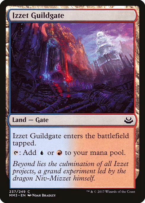 【Foil】【EN】イゼットのギルド門/Izzet Guildgate [MM3] 無C No.237