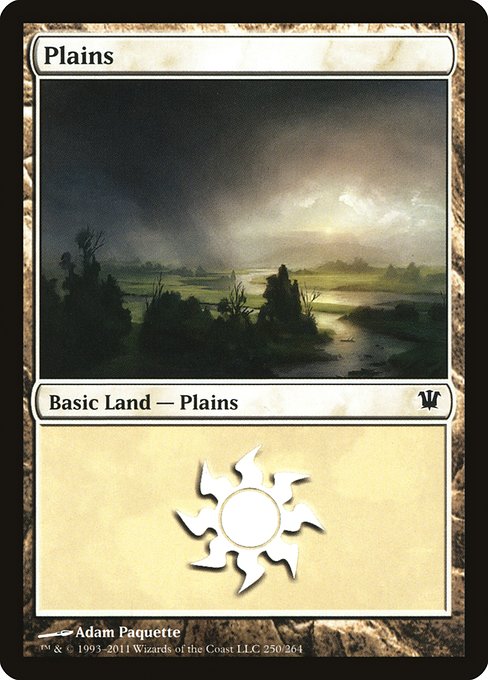 【Foil】【EN】平地/Plains [ISD] 無C No.250