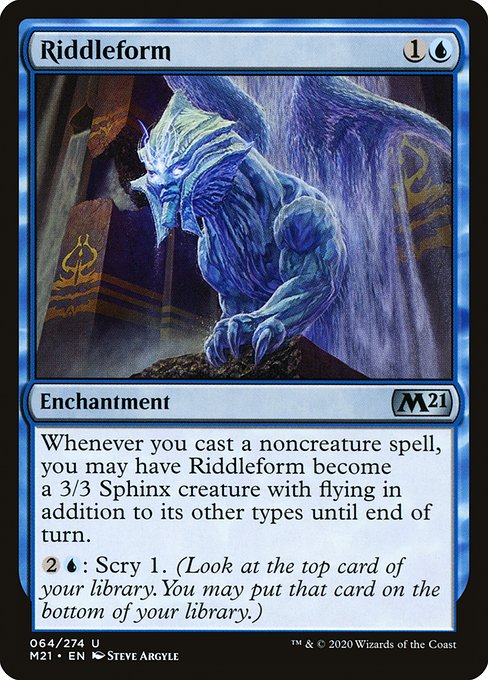 【Foil】【EN】謎変化/Riddleform [M21] 青U No.64