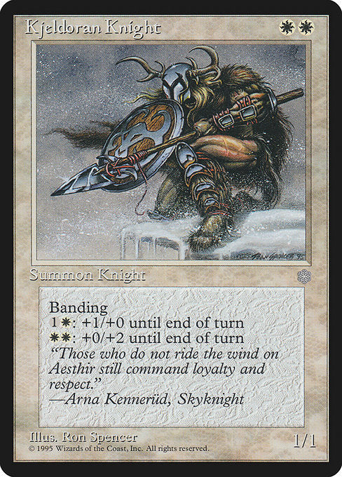 【EN】Kjeldoran Knight [ICE] 白R No.36