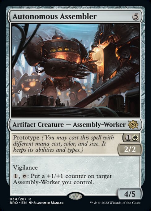 【Foil】【EN】自律型組立工/Autonomous Assembler [BRO] 茶R No.34