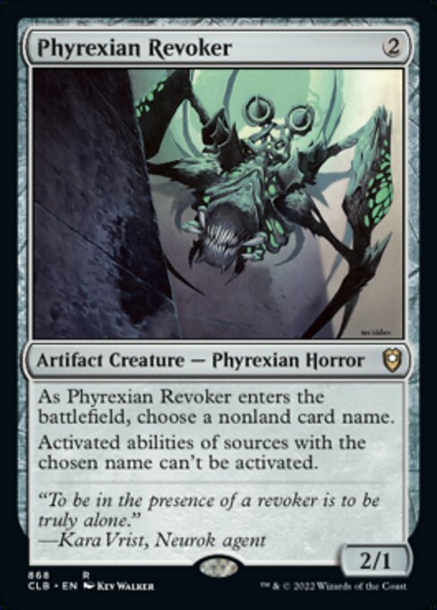 【EN】ファイレクシアの破棄者/Phyrexian Revoker [CLB] 茶R No.868