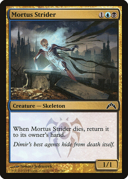 【Foil】【EN】薨の徘徊者/Mortus Strider [GTC] 金C No.179