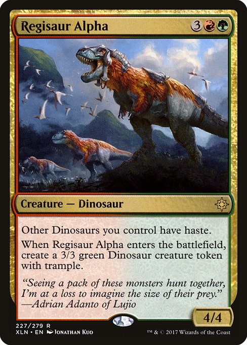 【EN】レギサウルスの頭目/Regisaur Alpha [XLN] 金R No.227