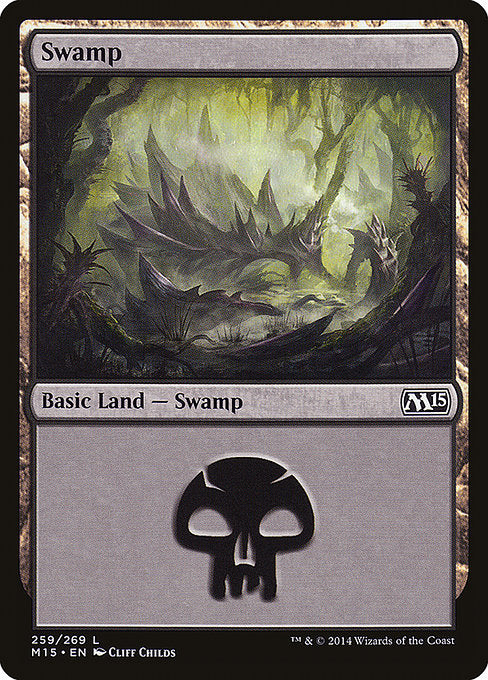 【EN】沼/Swamp [M15] 無C No.259
