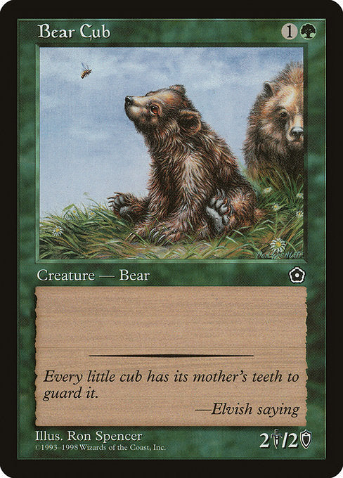 【EN】仔熊/Bear Cub [P02] 緑C No.123