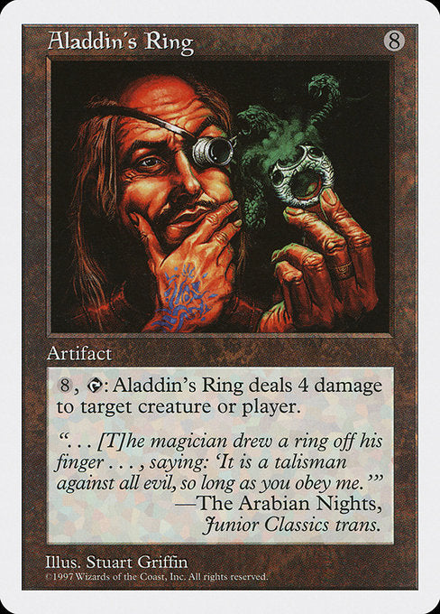 【EN】アラジンの指輪/Aladdin's Ring [5ED] 茶R No.346