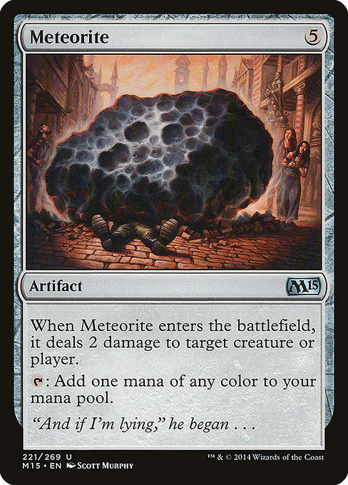 【Foil】【EN】隕石/Meteorite [M15] 茶U No.221