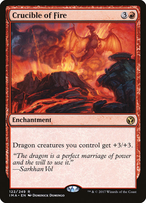 【Foil】【EN】火のるつぼ/Crucible of Fire [IMA] 赤R No.122