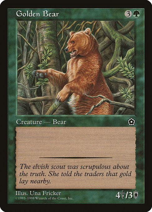 【EN】金色熊/Golden Bear [P02] 緑C No.127