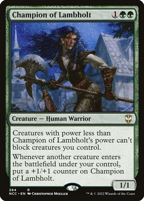 【EN】ラムホルトの勇者/Champion of Lambholt [NCC] 緑R No.284