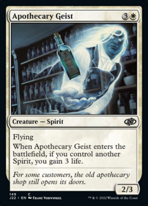 【EN】薬剤師の霊/Apothecary Geist [J22] 白C No.149