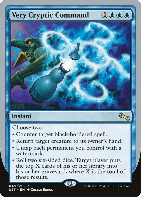 【EN】Very Cryptic Command [UST] 青R No.49e