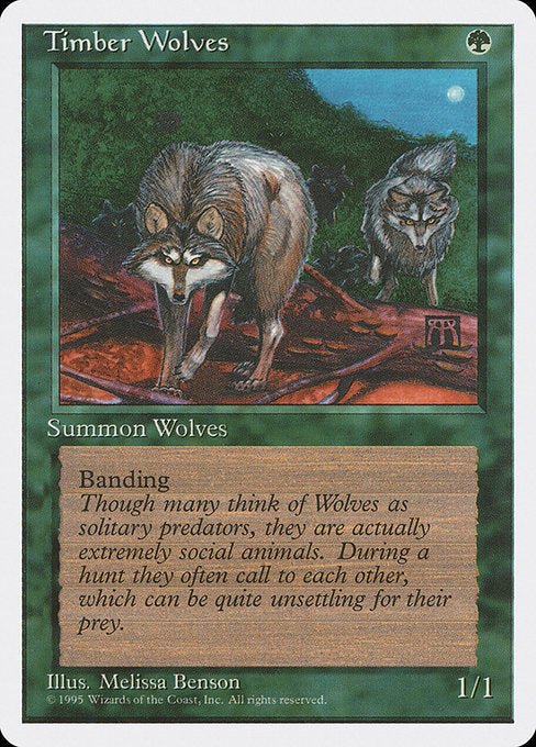【EN】森林狼/Timber Wolves [4ED] 緑R No.275